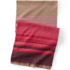 Lands End CashTouch Pattern Winter Scarf